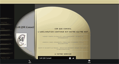Desktop Screenshot of cer-qse-conseil.com