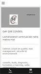 Mobile Screenshot of cer-qse-conseil.com