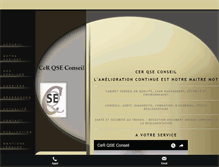 Tablet Screenshot of cer-qse-conseil.com